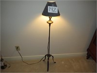 Black Iron Based Floor Lamp