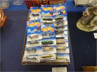 BOX OF NEW IN BOX DIE CAST HOT WHEELS CARS