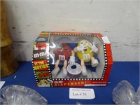 NEW IN BOX M&M CANDY DISPENSER