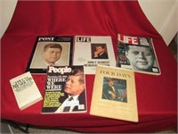 Kennedy Memorabilia:   (2) Life, (1) People;