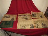 (7) So. IL Newpapers JFK Slain 1963