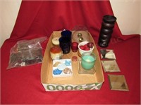 Assorted Candles & Holders