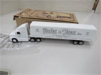 Ertl 1/64 White GMC Cab with Trailer in Box