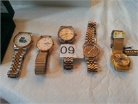 Five men's watches