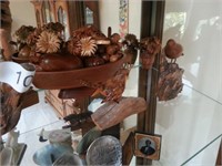 Group of beautiful wood carving