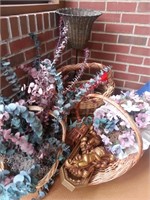 Baskets and home decor items