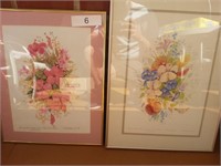 Two framed prints by cholduip