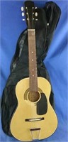 Child sized Acoustic guitar and soft Shell guitar
