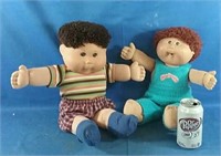2 vintage Cabbage Patch doll, early 80's editions