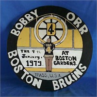 NHL Boston Bruins #4 Bobby Orr Hand Painted Ocala