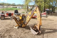 GRIZZLY THREE POINT BACKHOE WITH EXTRA BUCKET,