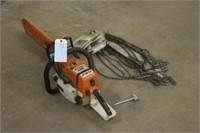 STIHL 026 CHAINSAW WITH (2) BARS AND ASSORTED