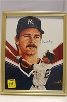 FRAMED PRINT BY JEAN WOLF OF DON MATTINGLY