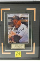 PHOTOGRAPH OF WILLIE MAYS "THE SAY HEY KID" HALL
