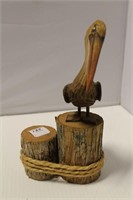CARVED PELICAN BY EVERETT - COCO BEACH, FL 1991