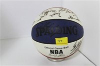 SPALDING AUTOGRAPHED BASKETBALL AUTOGRAPHED BY