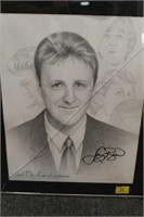 LARRY BIRD PRINT - "AND THE LEGEND CONTINUES" BY