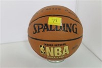 SPALDING AUTOGRAPHED BASKETBALL AUTOGRAPHED BY