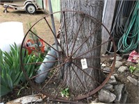 Steel wagon wheel  48" diameter