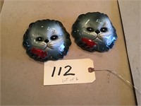 Wall Hangers - Lot of 2 Cats
