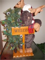 Christmas Welcome Moose