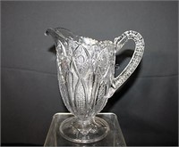 Antique EAPG Pressed Glass Pitcher