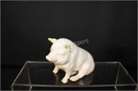 Belleek Porcelain Pig