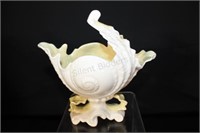 Belleek Porcelain Shell Vase