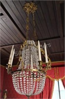 Late 18th Century French Empire Crystal Chandelier