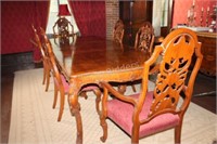 Romweber Louis XV-Style Dining Table & Chairs