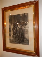 Large Engraving Print - The Knightly Mirror