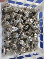 lot of 40 polished cabinet knobs