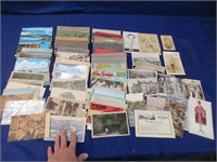 collection of 250+ old postcards