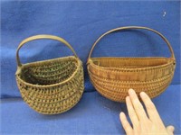2 old wall "half baskets"