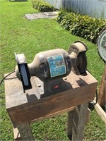 6" bench grinder  on stand