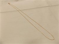 Very fine 10k gold necklace 18 " long