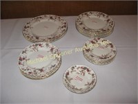 MINTON PARTIAL DINNER SERVICE "ANCESTRAL" PATTERN