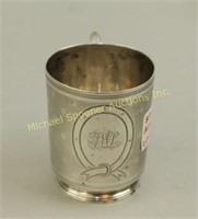 VICTORIAN CONTINENTAL SILVER CHILD"S MUG