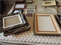 Large lot of frames various sizes