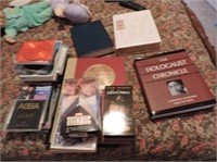 Coffee table books , CD's, VHS etc