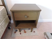 Vintage bed side table with drawer