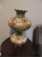 Hand Painted Gone with the Wind style lamp
