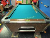 Valley coin operated pool table