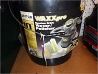 Vector Wax Pro 10” orbital polisher in bucket