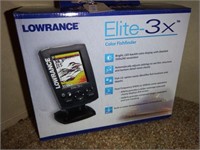 Lowrance Elite-3x fish finder with color screen