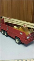 Vtg metal Tonka 25" ladder fire & rescue toy truck