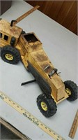 Vintage metal Mighty Tonka road grader toy
