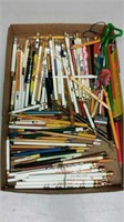 Lot of collectible advertising pencils