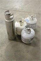 (3) LP TANKS AND CYLINDER