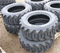 NEW (4) 12 X 16.5 SKID STEER 12-PLY TIRES